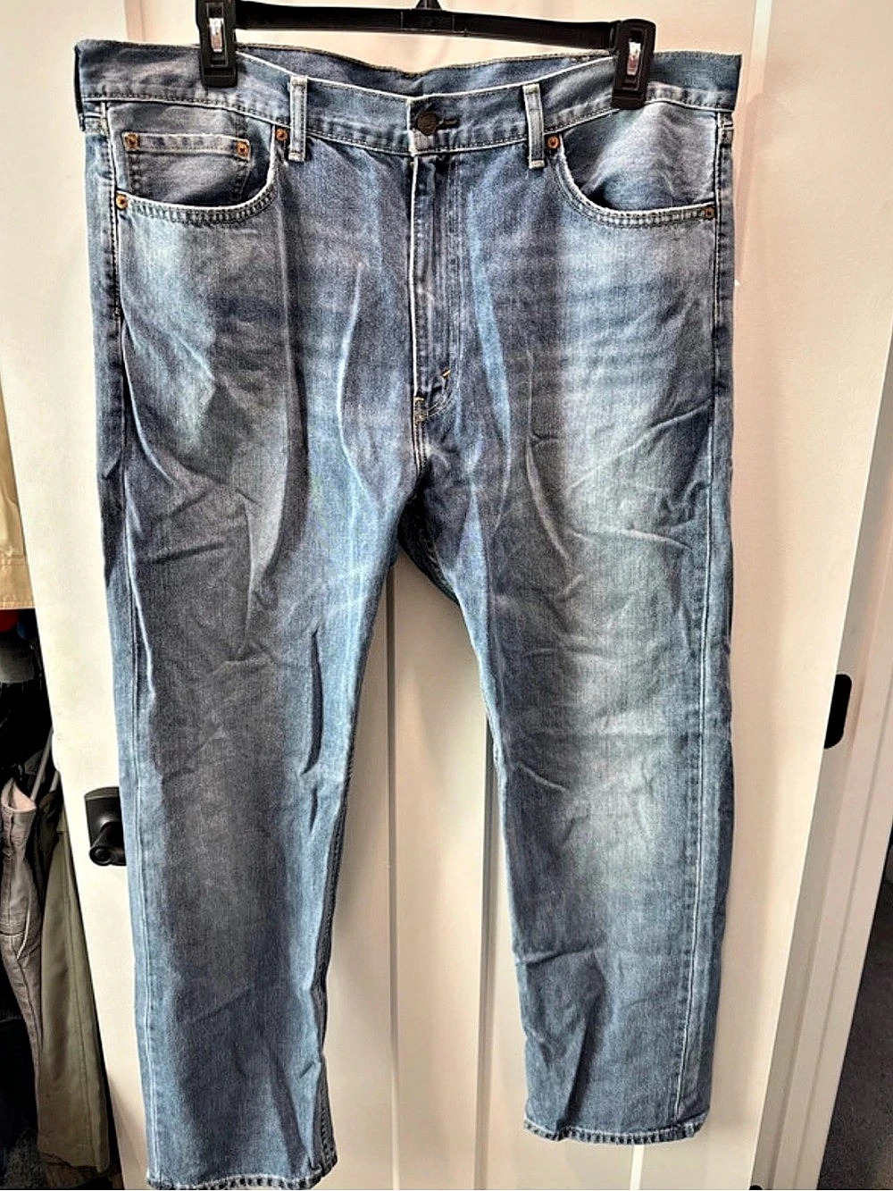 Levi's 505 Straight Leg Jeans Waist 40x32 Blue